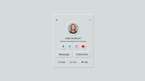 Neumorphism User Profile Design Using CSS | UI Design | CodewithNizami | #css #uidesign