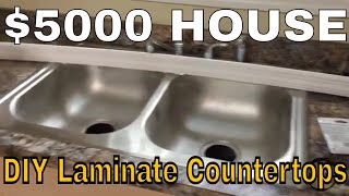 Remodeling and Renovation | The $5000 House - DIY Laminate Countertops