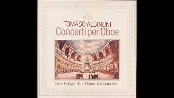 Vinyl: Albinoni - Concerto for 2 Oboes, Op. 7, No. 11 (Holliger/Elhorst/Camerata Bern)