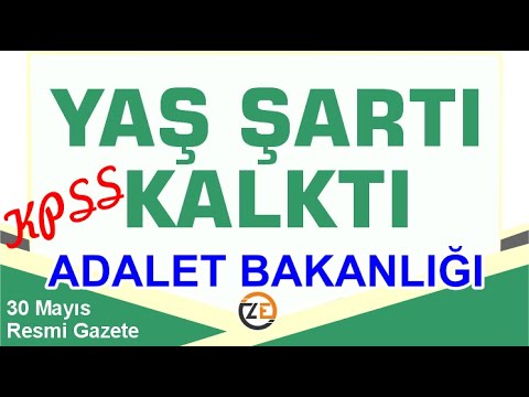Yaş Şartı Kalktı