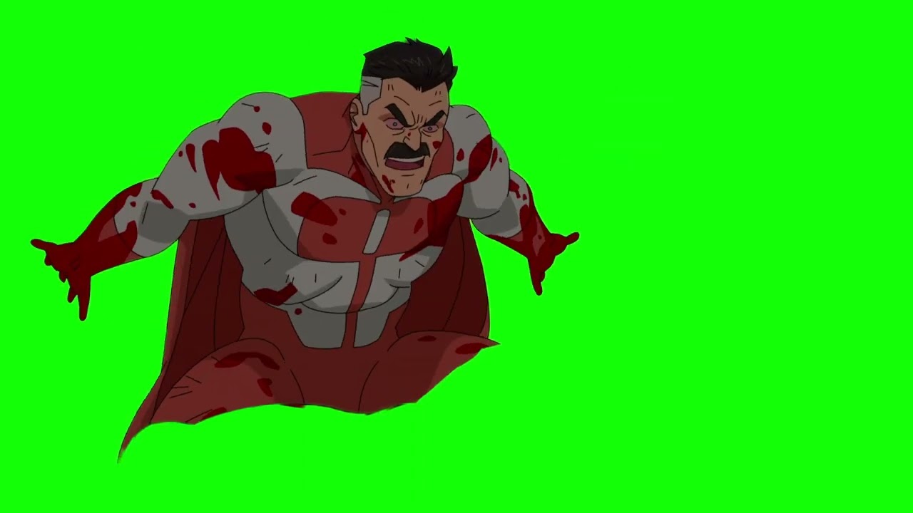Omni-Man "why did you make me do this?...think Mark" Invincible green screen
