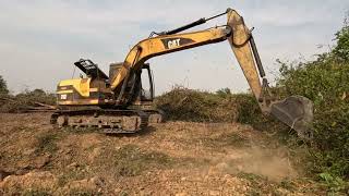 Farming Excavator Cat Machin