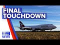 Last Qantas 747 reaches California for retirement | 9 News Australia