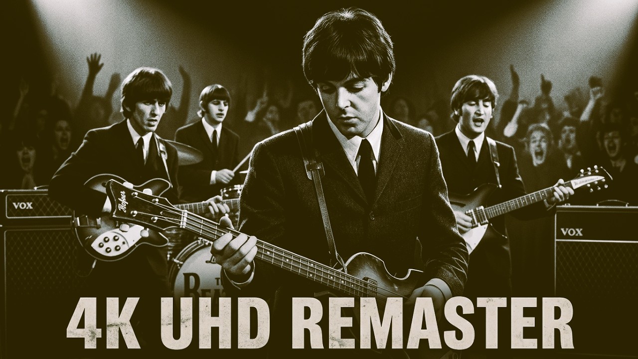 The Beatles – Can't Buy Me Love (Live London 1964) | 4K UHD Video