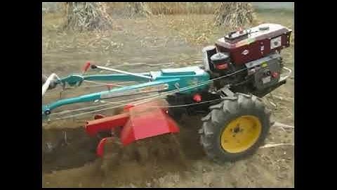Hand Tractor for ploughing, rotary tillage, hoeing, harvesting, leveling, soil, sowing