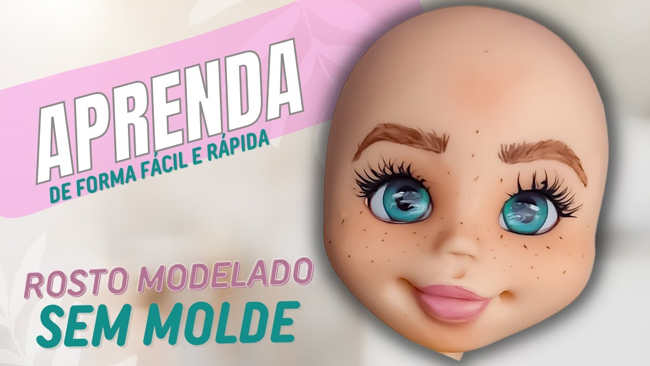 Biscuit | Porcelana Fria | Rosto modelado | Sem moldes