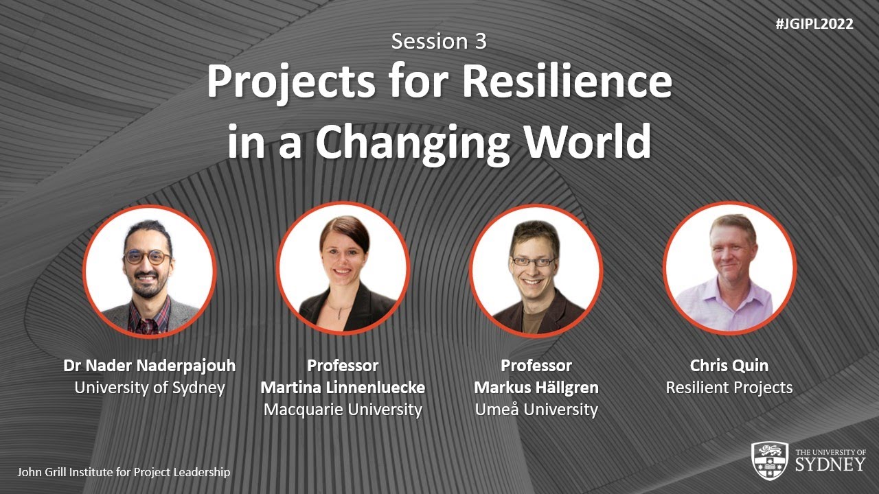 Session 3: Projects for Resilience in a Changing World - 2022 ...
