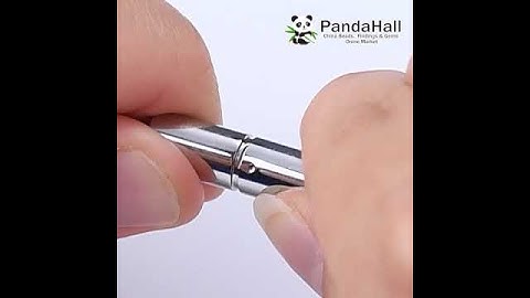 Guide to Use Bayonet Clasps (X-STAS-L134-01) #pandahall #diy #jewelrymaking #jewelryfindings