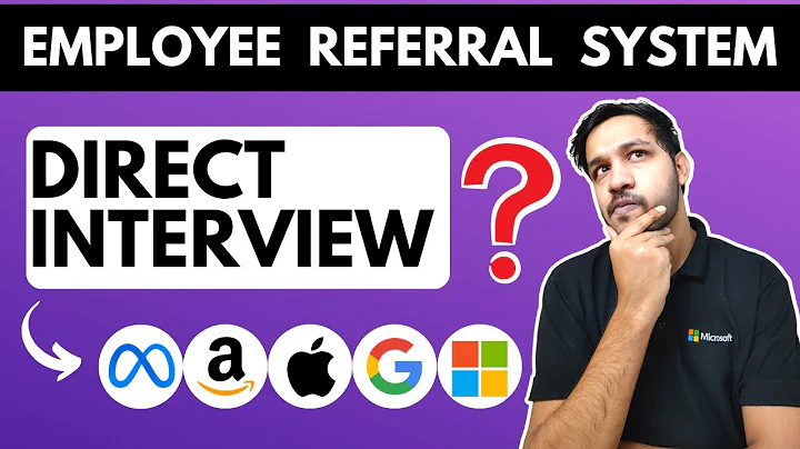 Unlock Direct Interviews at FAANG! Learn How Employee Referral Systems Work