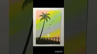 Easy painting idea / beginners art #shorts #viralshorts #painting #easy painting tutorial #art