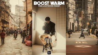 Boost Warm Lightroom Preset | Lightroom mobile Preset Free DNG | warm filter | lightroom preset screenshot 4