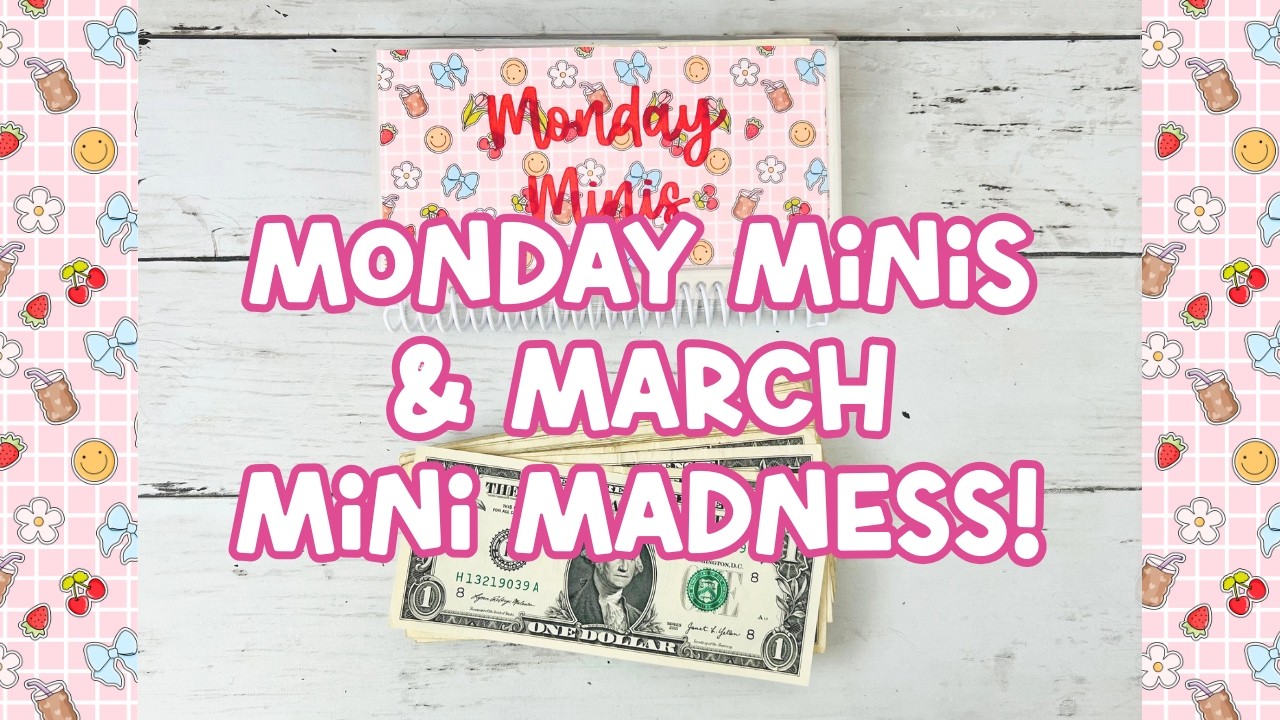 MONDAY MINI Savings Challenges & March Mini Madness! | Making Saving Money Fun! | Cash Stuffing