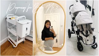 Preparing For Baby No.3 |  Clean \& Organize￼ With Me | 37 weeks pregnant 2022