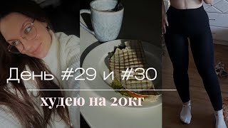 ДНЕВНИК ПОХУДЕНИЯ | сброс веса, обсуждаю и показываю | День 29 и День 30