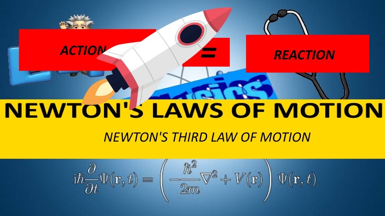 NEWTON'S 3rd LAW OF MOTION | ACTION REACTION - YouTube