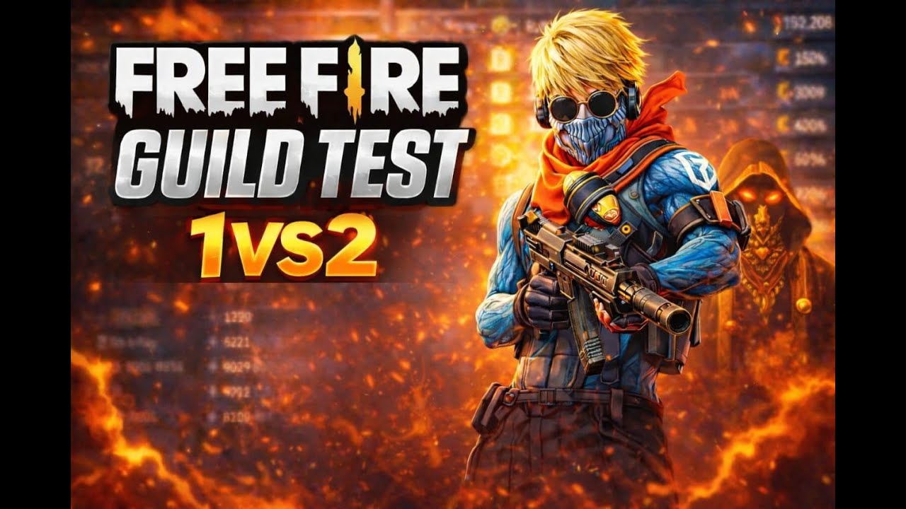 🔴LIVE GUILD TEST 1 VS 2/ FF LIVE | GUILD TEST LIVE / FREE FIRE LIVE🔴 