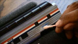 How to apply decals to model trains