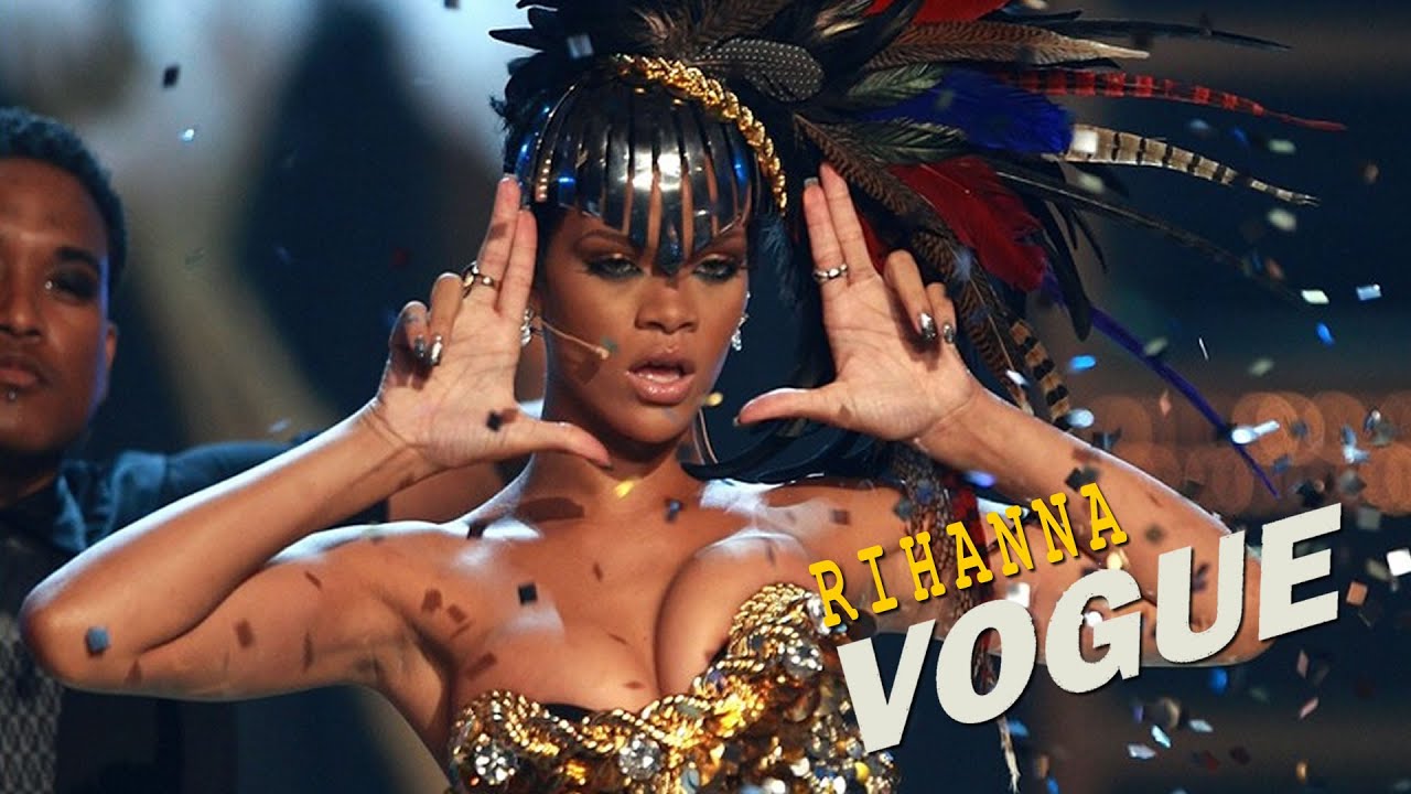 Rihanna   Vogue Fashion Rocks 2008 Madonna Cover  HD
