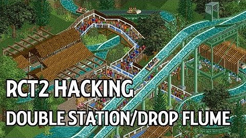 RCT2 Hacking: Double Station/Drop Log Flume