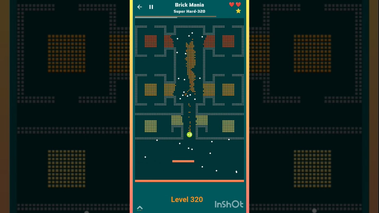 Level 320 Brickmania game , Super hard 