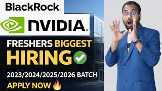 NVIDIA Biggest Recruitment Drive Announced For Freshers | BlackRock, sigmoid, Yash technologies Jobs