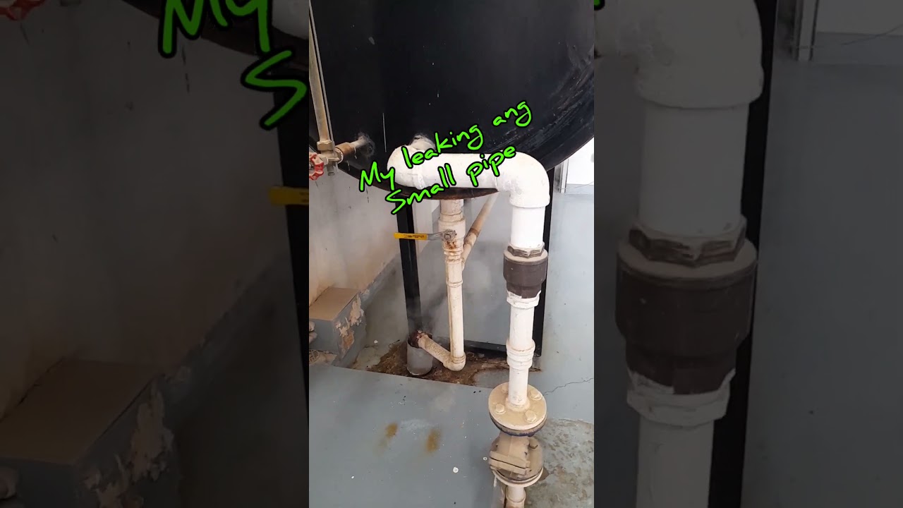 Dangerous leaking steam pipe... 