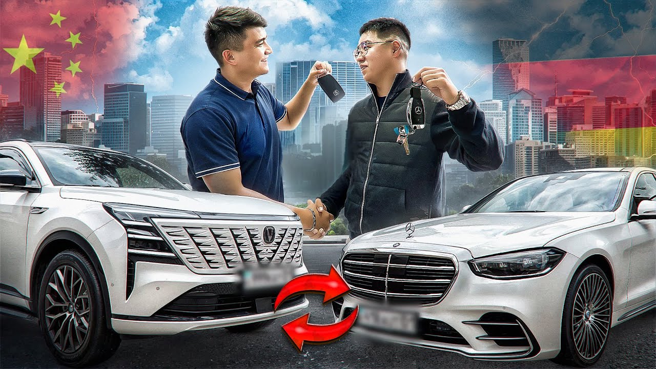 24 сағат Досыммен МАШИНА АУЫСАМЫН // ҚЫТАЙ көлігі мен НЕМІС көлігін АУЫСТЫРДЫМ