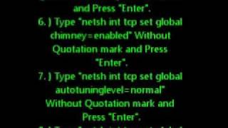 Speed up internet using CMD
