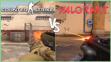 CSGO vs Valorant Weapons and Spray Pattern | Which are Best?
