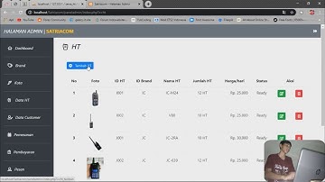 APLIKASI SEWA HANDY TALKY BERBASIS WEBSITE ( PHP & Mysql ) | UKK#1/3
