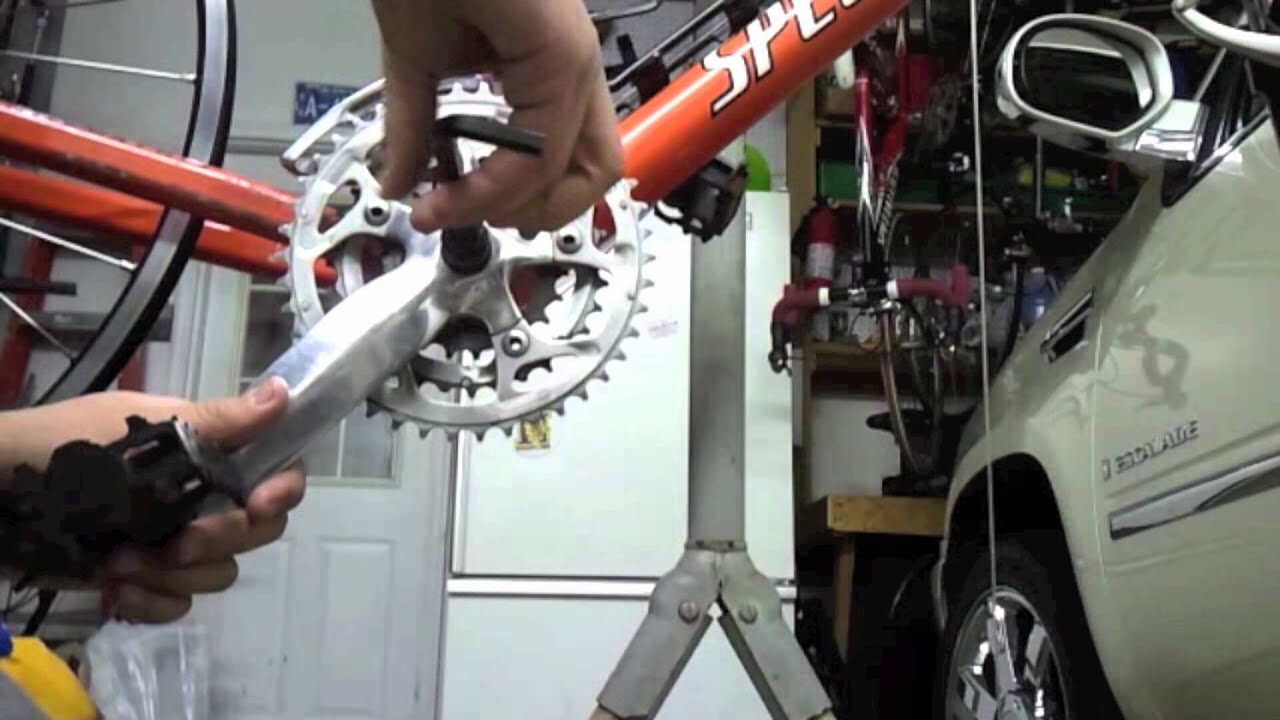 Perry's How To's How To Remove a Crank From a Bicycle YouTube