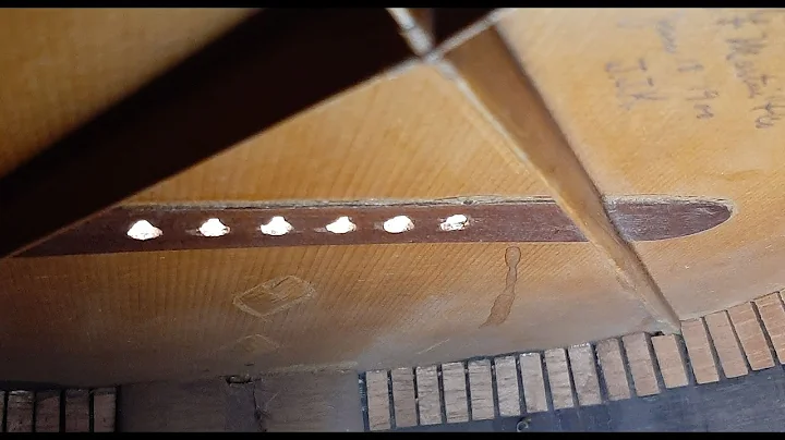 Inside a rare 1840's Martin Guitar