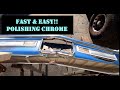 DIY - How TO - Polish an Old Chrome Bumper - The EASY WAY :)