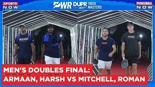 Armaan Bhatia & Harsh Mehta Win PRO Men’s Doubles Title in Epic PWR DUPR India Masters Final