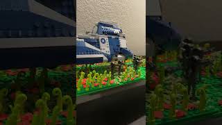 LEGO Star Wars MTT VS. Clone Troopers MOC! #lego #starwars #legostarwars #clonewars #toys #afol