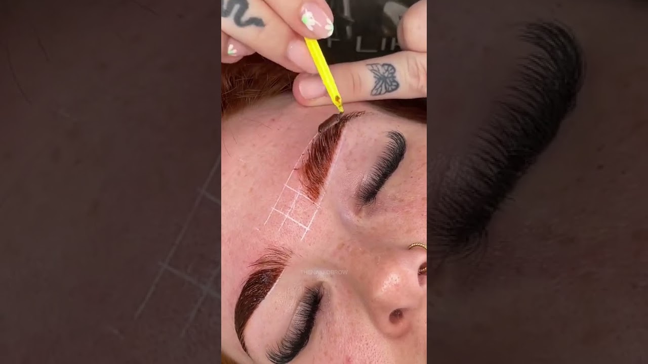 Hybrid Tint & Brow Wax For Red Head. Located GC, Australia