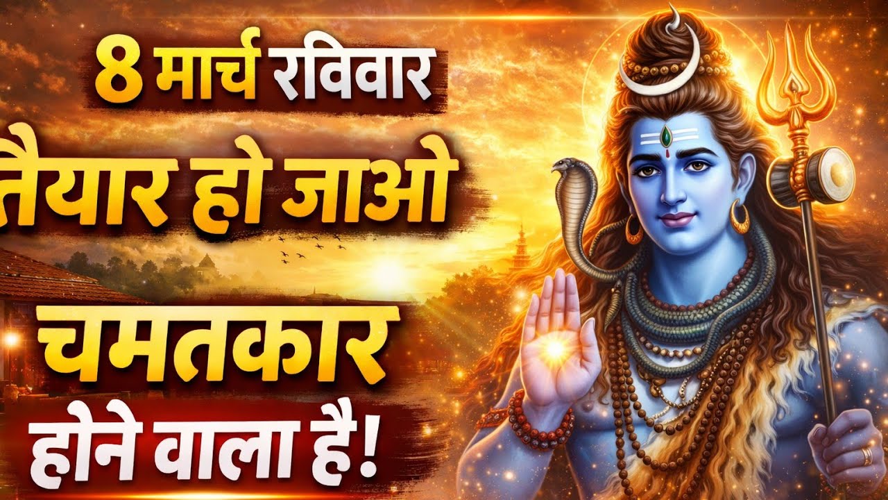 8 मार्च महादेव जी का संदेश 🕉️💌 universe message999✅💯