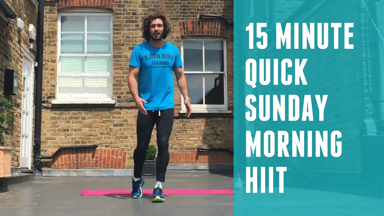 15 minute Sunday Morning HIIT session | The Body Coach video to gif