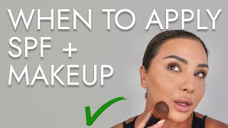 HOW I APPLY SPF AND MAKEUP TO PROTECT MY SKIN | NINA UBHI