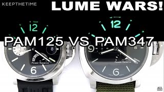 Lume Wars Panerai Pam125 40Mm Vs Pam347 44Mm