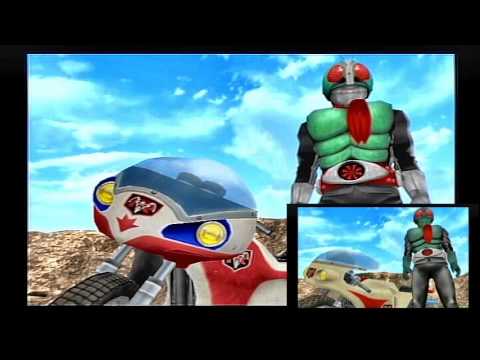 PS2 仮面ライダー 正義の系譜 新1号と旧1号の外観以外の違い 第5章 前半 バイク 41 交互比較右下編