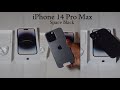 iPhone 14 Pro Max Space Black 512GB aesthetic unboxing | camera testing+ set up