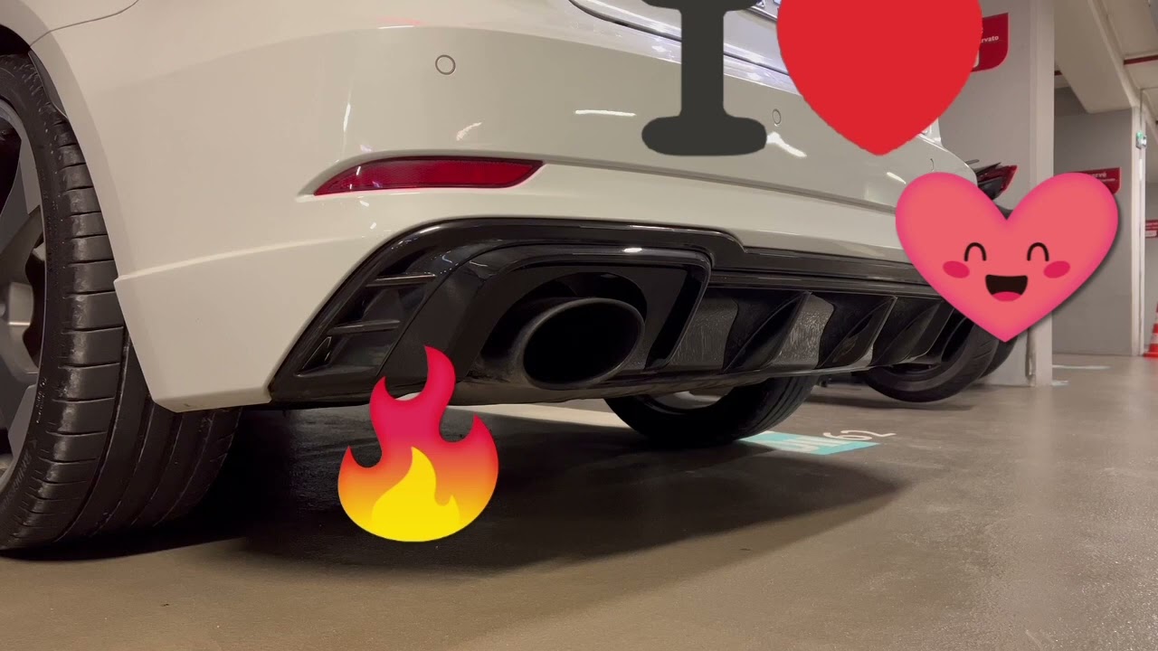 Son échappement Audi RS3 8VFL