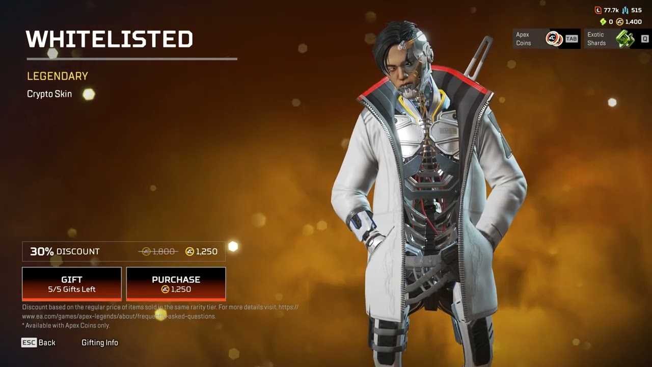 APEX LEGENDS | Crypto | Legendary | Whitelisted