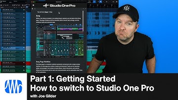 How to Switch to Studio One Pro: Part 1 - Getting Started | PreSonus
