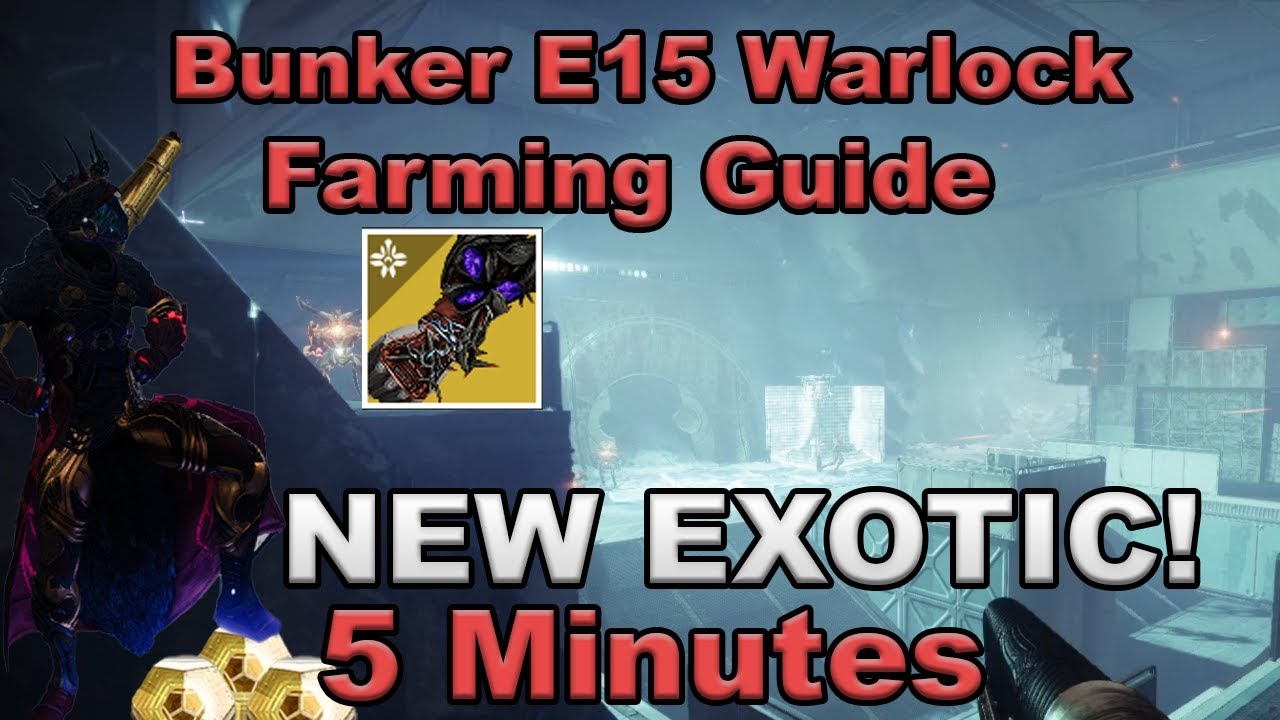 Destiny 2 - Bunker E15 (Warlock) Legend Lost Sector Farming Guide - Fast and Easy
