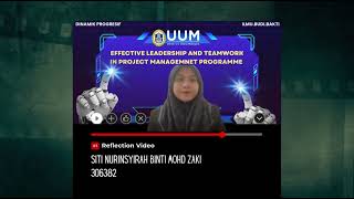 BJTHK3053 (A) PROJECT MANAGEMENT (REFLECTION VIDEO GROUP 4)