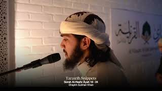 Tarawīh Snippets | Sūrah Al-Hashr Āyah 18 - 24 | Shaykh Subhan Khan