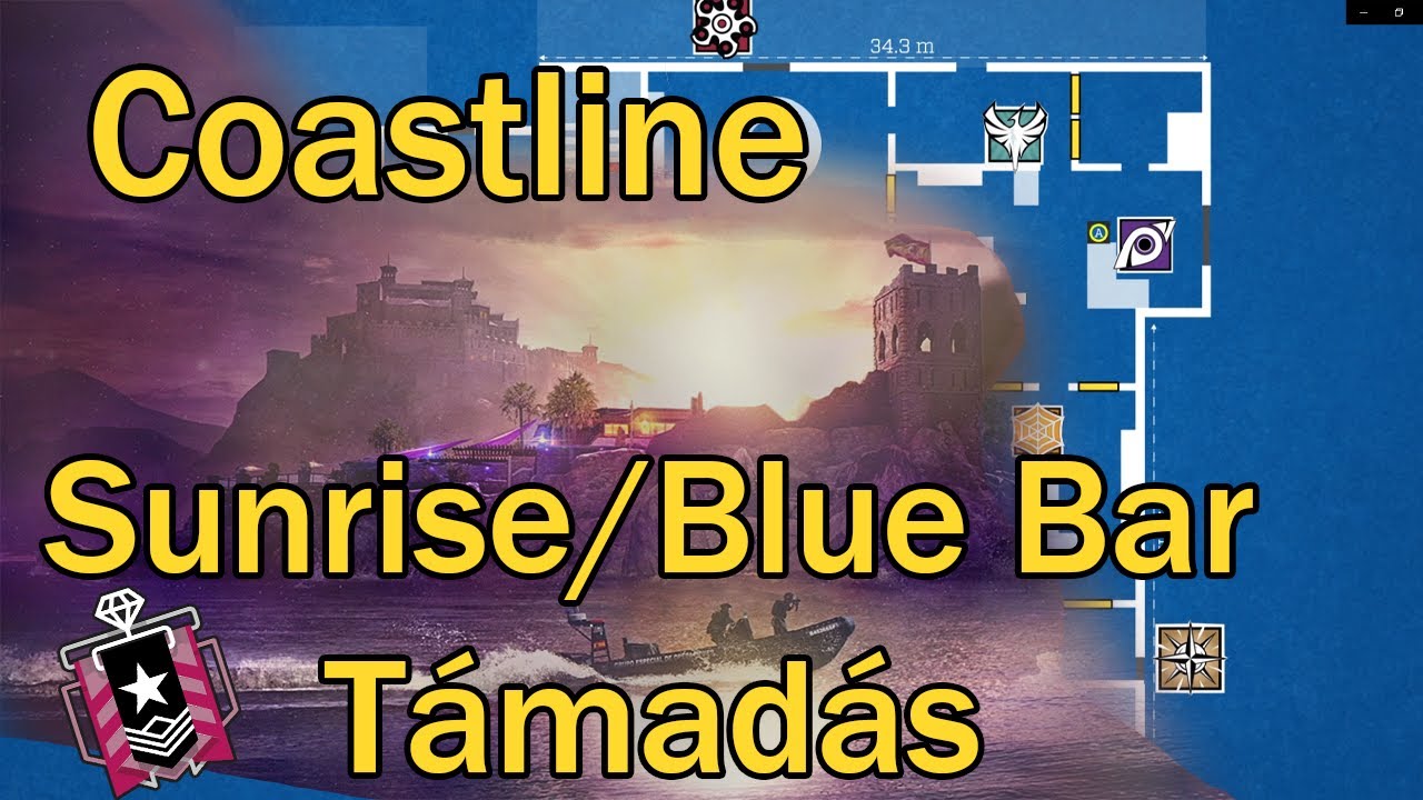 Alap Coastline Sunrise/Blue bar támadás | Rainbow Six Siege