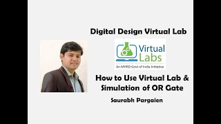 Simulation of OR Basic Gate using Virtual Lab